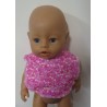 slab roze stippen baby born 43cm