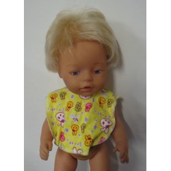 slab geel konijnen baby born 43cm