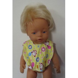 slab geel panda baby born 43cm
