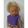 slab paars baby born 43cm