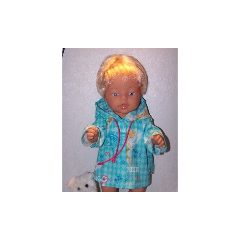 jas tinkerbell geruit baby born 43cm