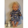 jas donker blauw flessen baby born 43cm