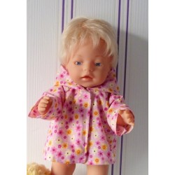 jas bloemen roze baby born 43cm