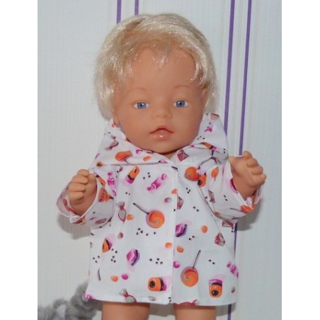 jas roze snoepjes baby born 43cm