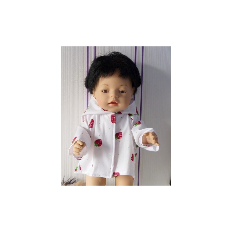 jas aardbeien baby born 43cm
