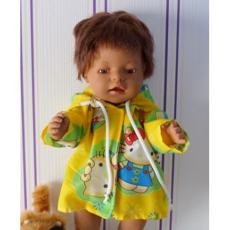 jas hello kitty geel wolken baby born 43cm
