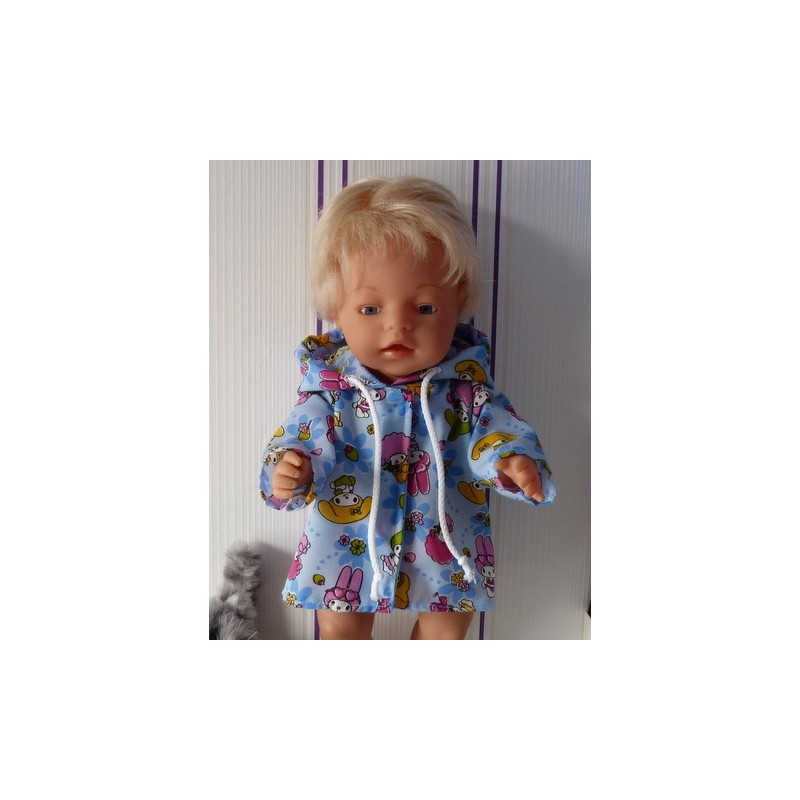 jas blauw melodie baby born 43cm