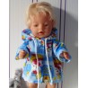 jas blauw hello kitty ballon baby born 43cm