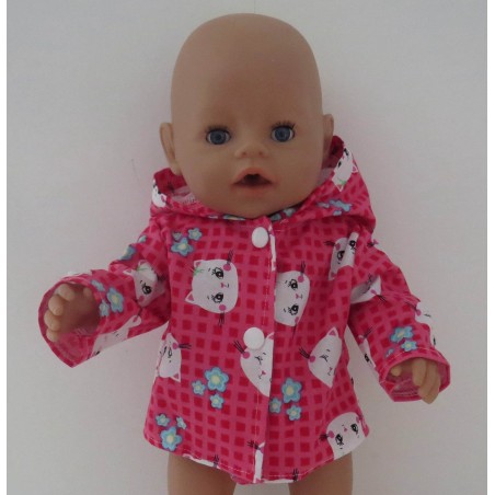 jas roze kat baby born 43cm