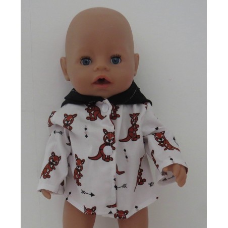 jas kangaroo baby born 43cm
