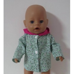 jas bloemen baby born 43cm