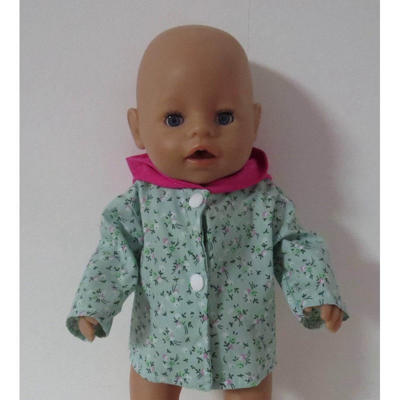 jas bloemen baby born 43cm