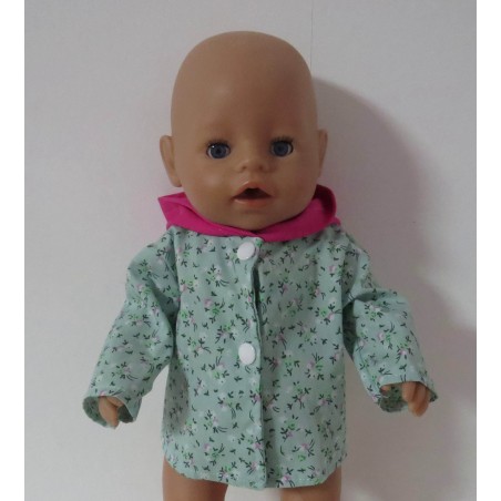 jas bloemen baby born 43cm