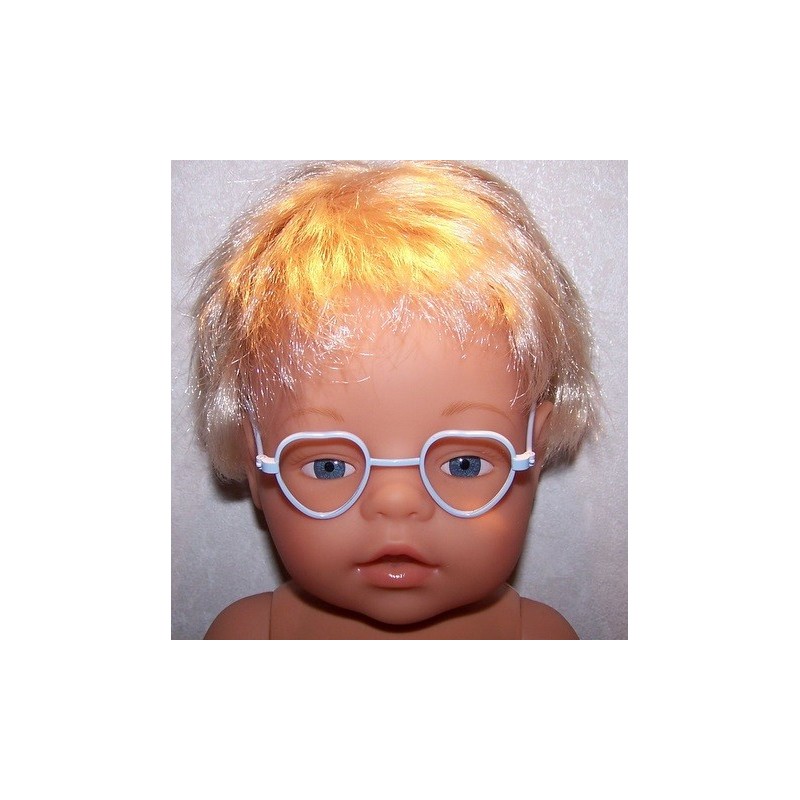 bril blauw hartje baby born 43cm