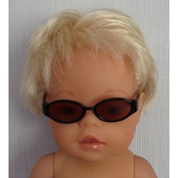zonnebril zwart baby born 43cm