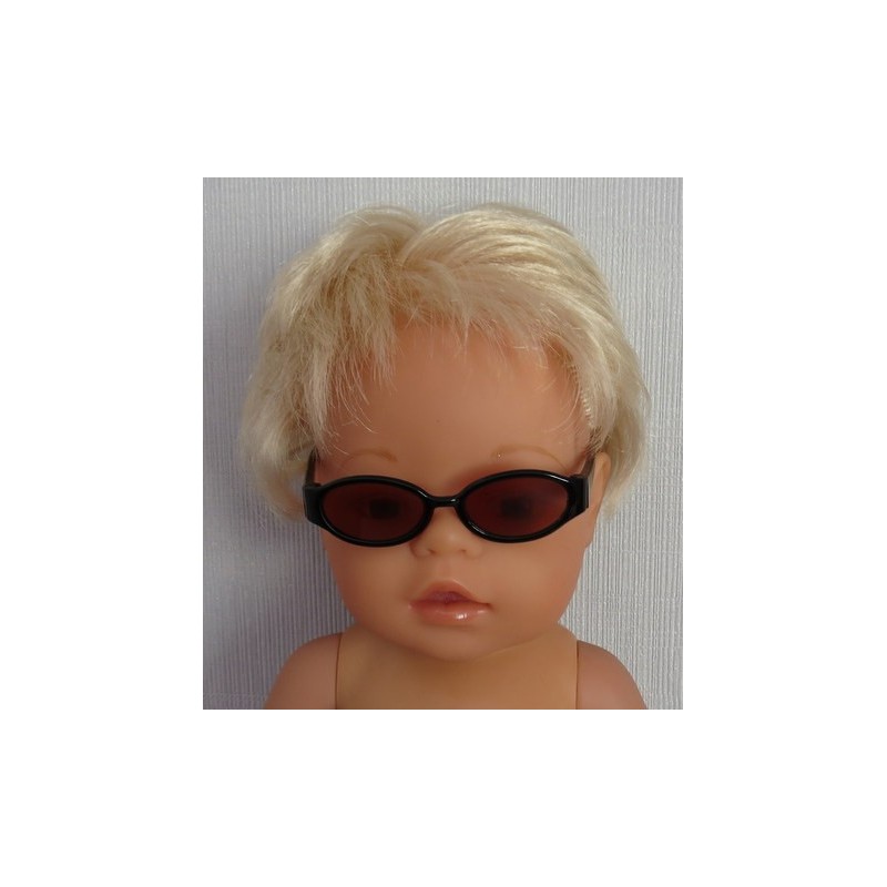 zonnebril zwart baby born 43cm