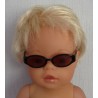 zonnebril zwart baby born 43cm