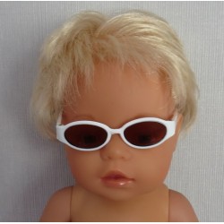 zonnebril wit baby born 43cm