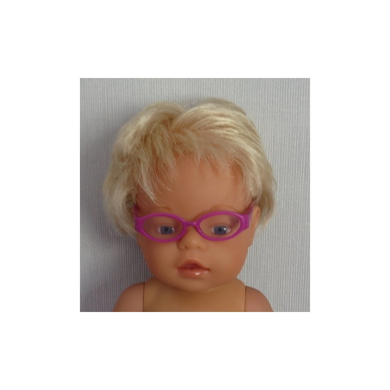 bril hard roze baby born 43cm