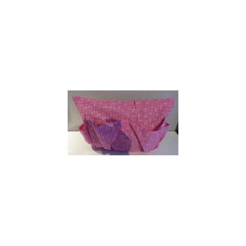 verzorgingstas roze geruit