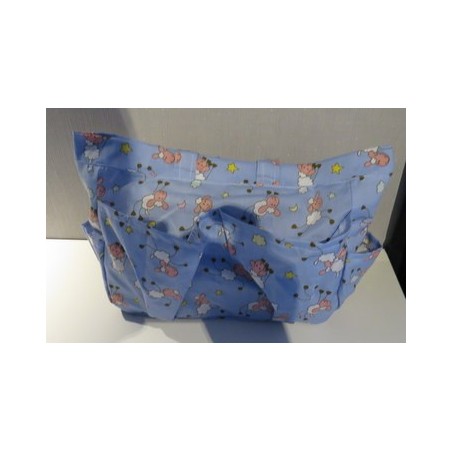 verzorgingstas blauw schapen
