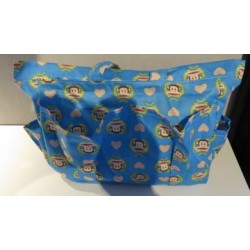 verzorgingstas blauw apen
