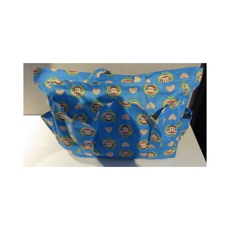 verzorgingstas blauw apen