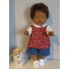 zomer capuchontrui setje mammoet baby born 43cm