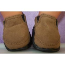 schoentjes bruin baby born 43cm