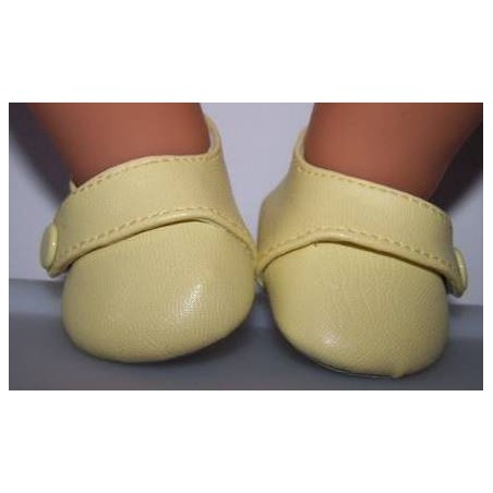 schoentjes geel baby born 43cm