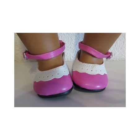 schoentjes hard roze baby born 43cm