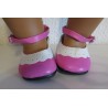 schoentjes hard roze baby born 43cm