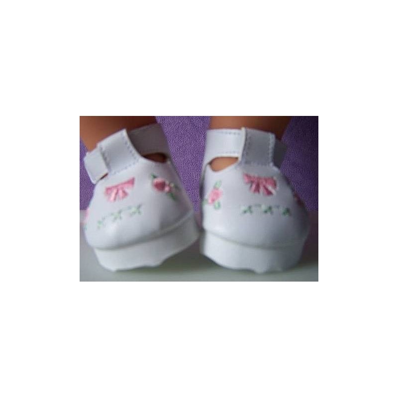 schoentjes wit baby born 43cm