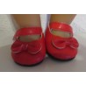 schoentjes rood met strikje baby born 43cm