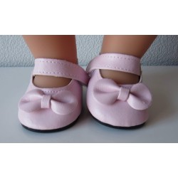 schoentjes roze met strik baby born 43cm