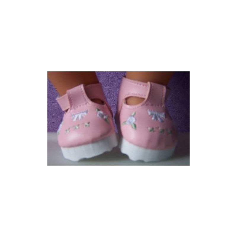 schoentjes roze baby born 43cm