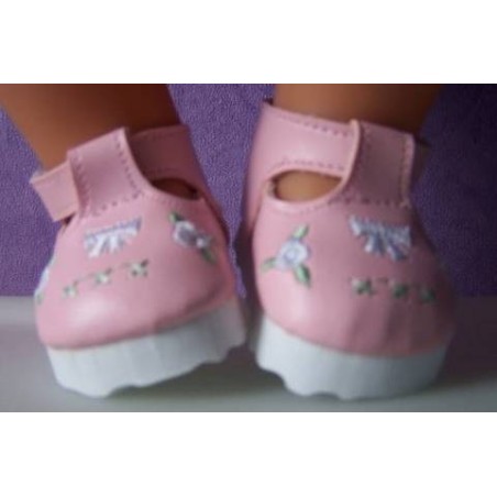 schoentjes roze baby born 43cm