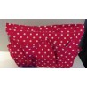 verzorgingstas hard roze polka dots