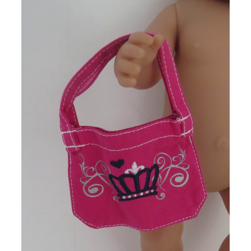 tas hard roze met kroontje