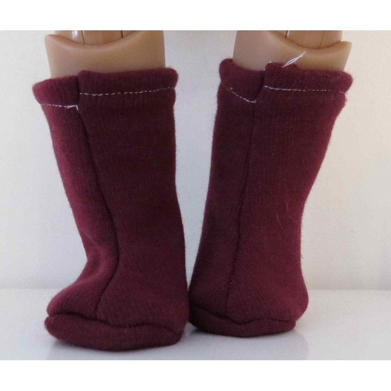 stoffen laarzen rood baby born 43cm