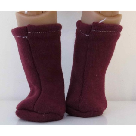 stoffen laarzen rood baby born 43cm