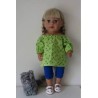 boot setje groen vogels baby born 43cm