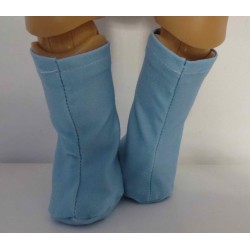 stoffen laarzen blauw baby born 43cm