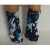 stoffen laarzen donker blauw eenhoorns baby born 43cm