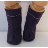 stoffen laarzen blauw baby born 43cm