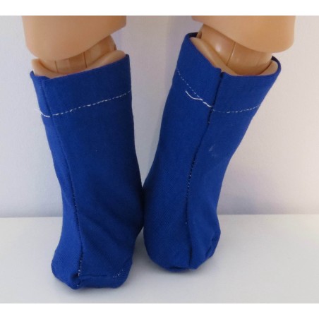 stoffen laarzen blauw baby born 43cm