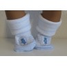 sokjes blauw met beertje baby born 43cm
