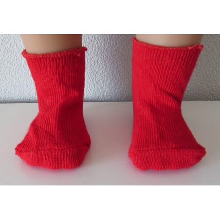 sokjes rood baby born 43cm