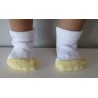 sokjes met gele baby born 43cm