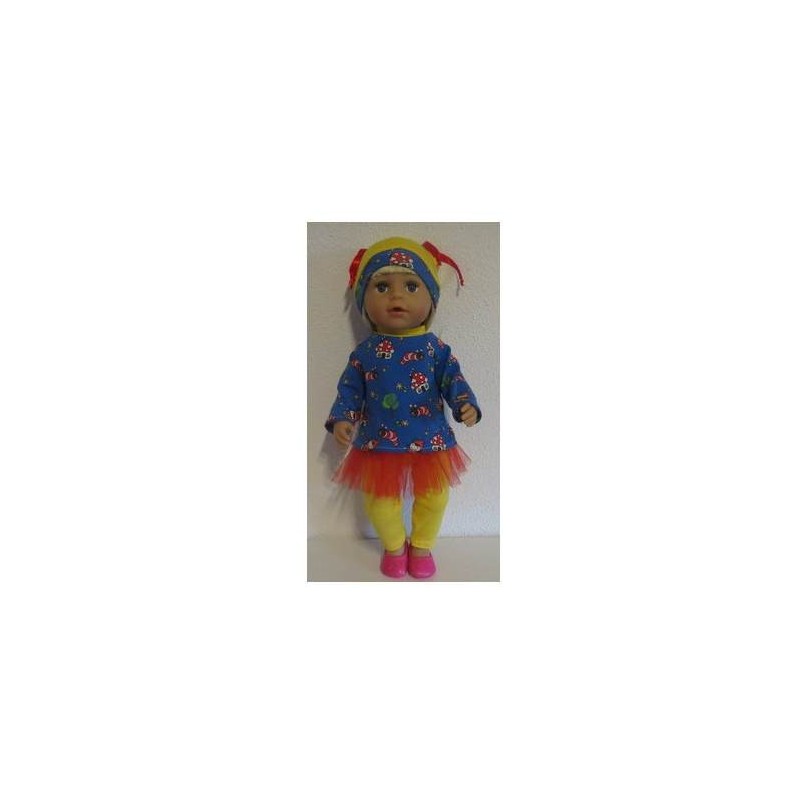 tutu rok setje kabouters baby born 43cm